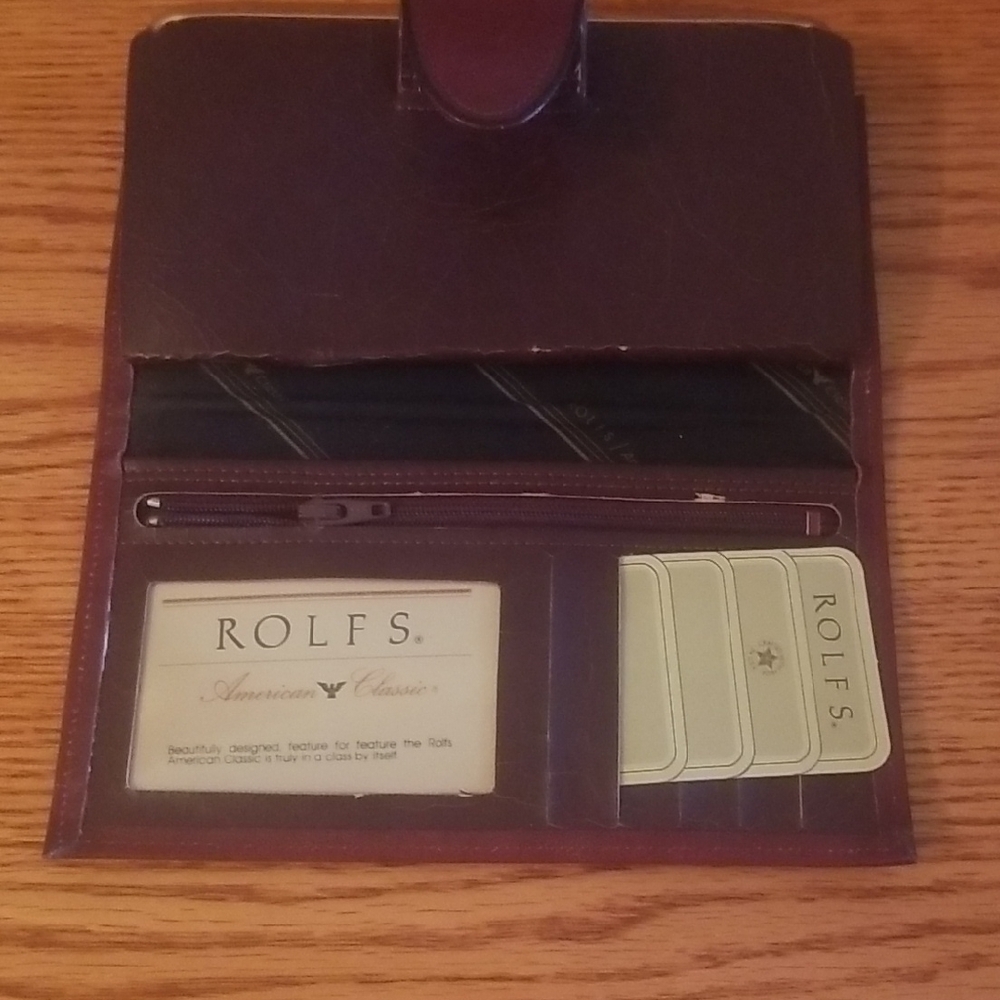 Rolfs Dark Brown Leather Wallet